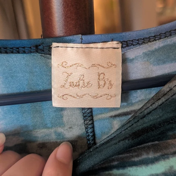 Blue And Green Plaid Zadie B's Dress - Picture 2 of 4